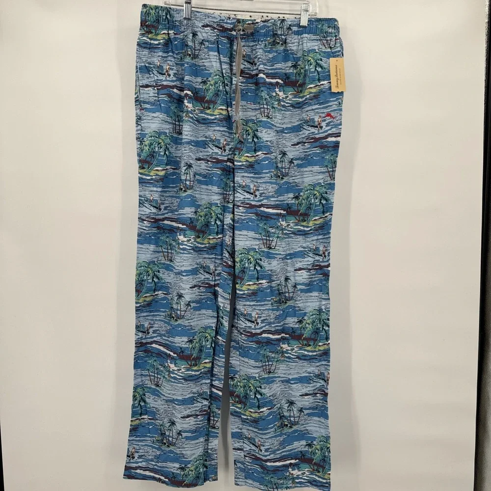 Tommy Bahama Hawaiian‎ Daydreamer Lounge Pants New men's Size XL Blue Multi